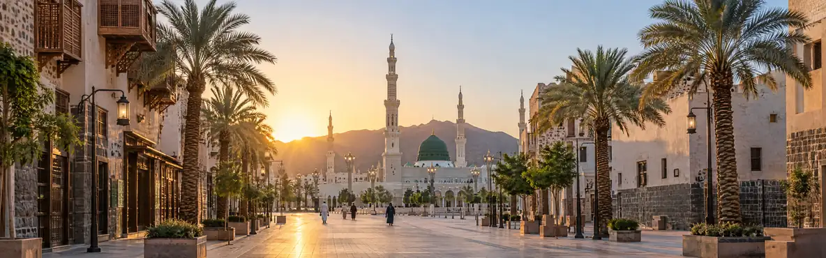 Un día en la vida en Medina, Arabia Saudita