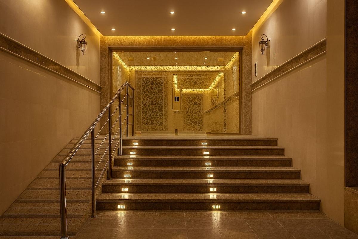 Royal suite with two rooms a hall and a kitchen