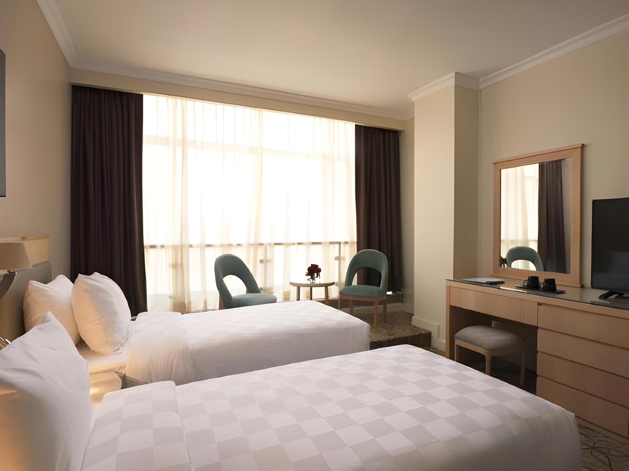 Executive dengan Dua Tempat Tidur Terpisah dengan Pemandangan Halaman gambar 4