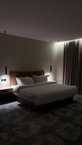 A suite with a room and a lounge with a quiet and modern design - image 13