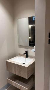 A suite with a room and a lounge with a quiet and modern design - image 8