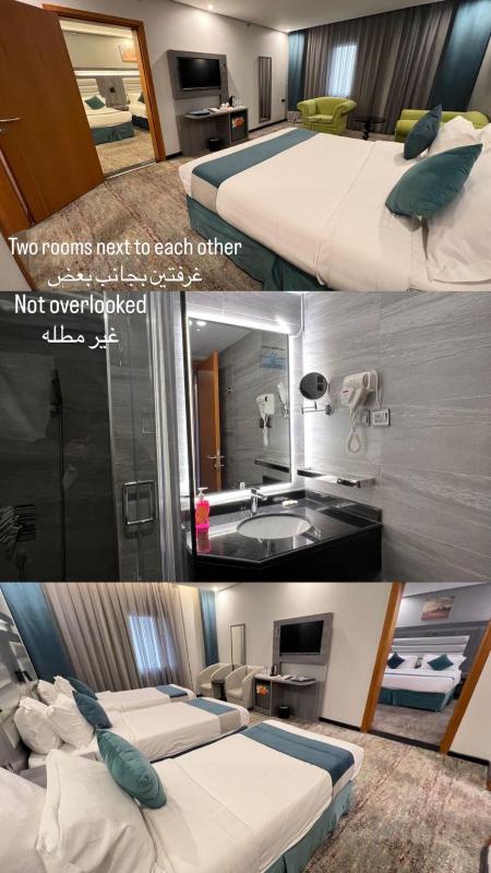 غرفة ثلاثية مع حوض استحمام صورة 4