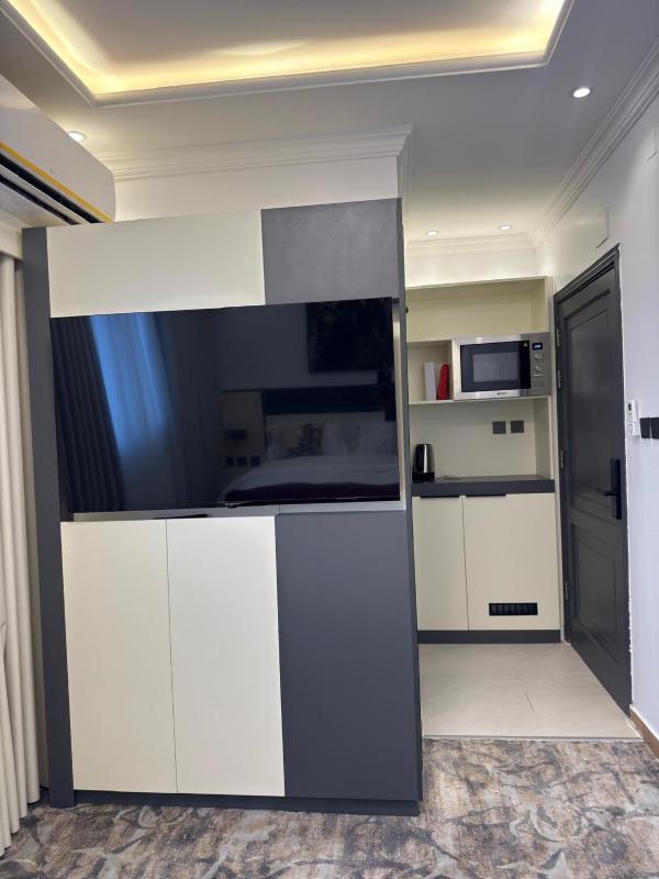 Deluxe studio met queensize bed afbeelding 5